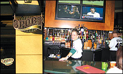 Belly up to Sport's bar—and four games at once.