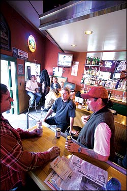 Bend a few rails with the loungers at the Boxcar Alehouse.