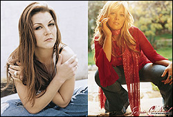 Gretchen Wilson (left) and Jamie O'Neal (right)
