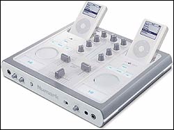 The NuMark iDJ iPod Mixing Console: not for pros.
