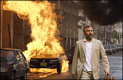 Clooney plies a dangerous trade in oil country.