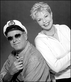 The Captain and Tennille (not pictured: eggnog, mistletoe).