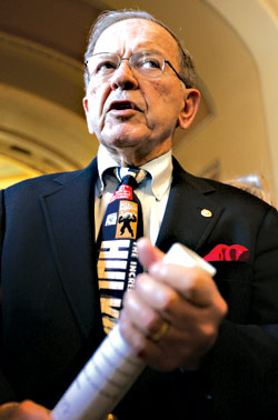 Ted Stevens is the self-styled Incredible Hulk of the U.S. Senate.