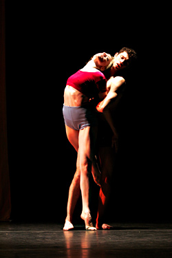Early Byrd: Allison Keppel and David Alewine in 2004's Bhangra Fever.