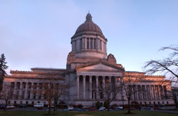 The state Capitol in Olympia.