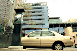 A parking-payment kiosk: Coming soon to a neighborhood near you.