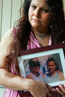 Charlotte Gonzalez's husband, Julio Gonzalez, was in the Northwest Detention Center in Tacoma because his citizenship was undocumented.