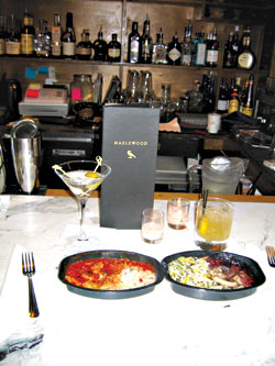 At Hazlewood in Ballard, cocktails and fine dining.