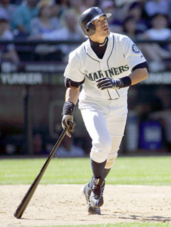 Ichiro homers Sunday, July 2, against Colorado.