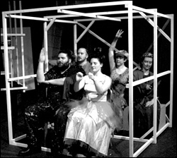 Carefully constructed child's play at Open Circle.