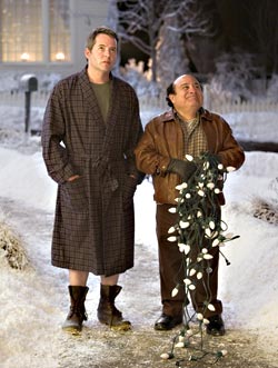 Broderick and DeVito feel the yule.