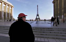 When monuments collide: Moore finds what ails us in Paris.
