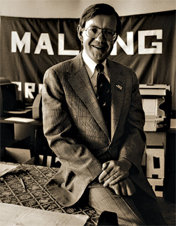 Maleng in 1978, the year he was first elected King County prosecutor.