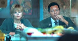 Foster and Howard enjoy a snack between bullets.