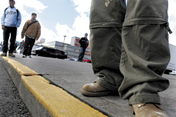 Kicked to the curb: workers under watch.