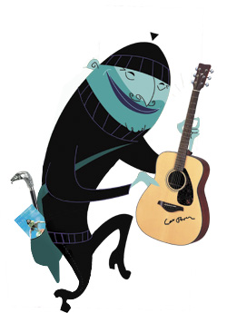 Stealing from the 12th floor of a courthouse? Thats our guy.