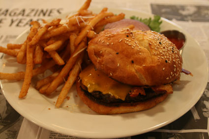 Mmmm....Buckley's bacon cheddar burger.