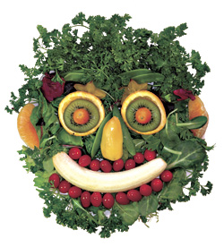 This is your face on real food.