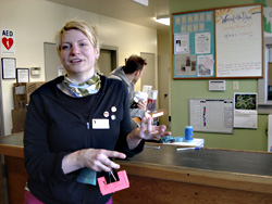 Evans: Its fun to work at the YMCA.