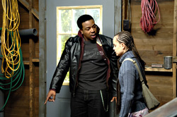 Suvari cant get un-<i>Stuck</i>, despite advice from Russell Hornsby.