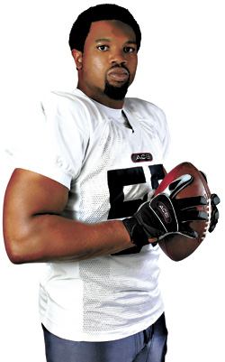 Pedicures good, waxing bad, says Seahawk Darryl Tapp.