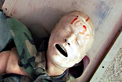 One of our military training corpses.