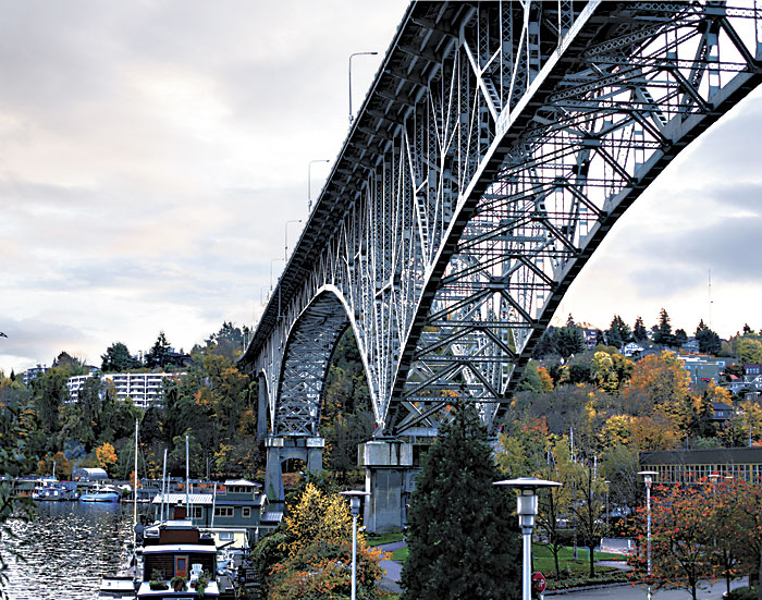 The Aurora Bridge is the second most popular suicide magnet in the United States.