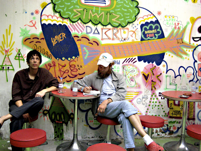 Folk singer Will Oldham (right) hates photo shoots.