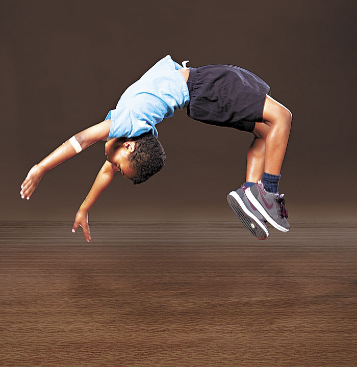 S.C.A.T.S. acrobat Tiger Kassa, atthe Paramount.