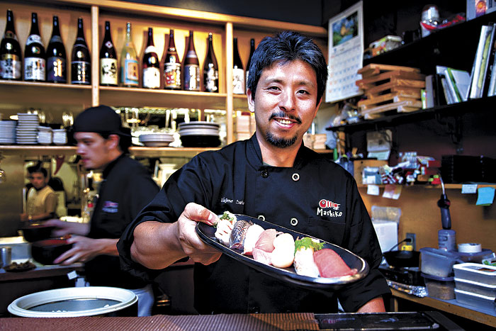 Hajime Sato, holding the future of sushi?