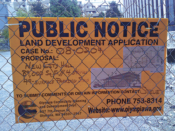 Not the sort of permit application you’d expect to find in Queen Anne, is it?