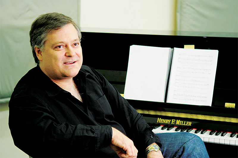 Hagen creates a score for his singers' instruments.