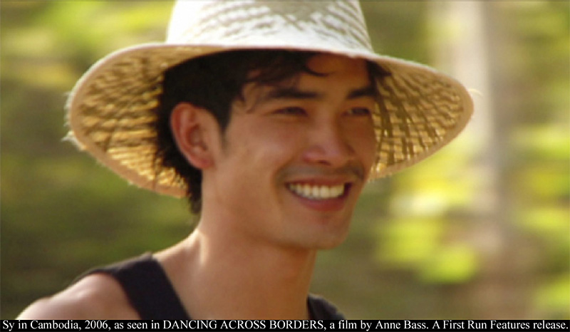 Sar offstage in Cambodia.