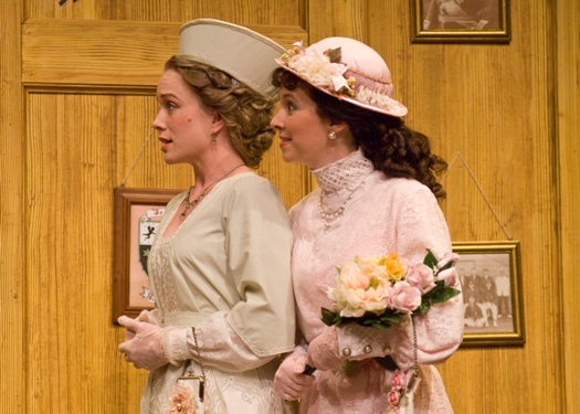 Kennedy (left) with Emily Fairbrook.