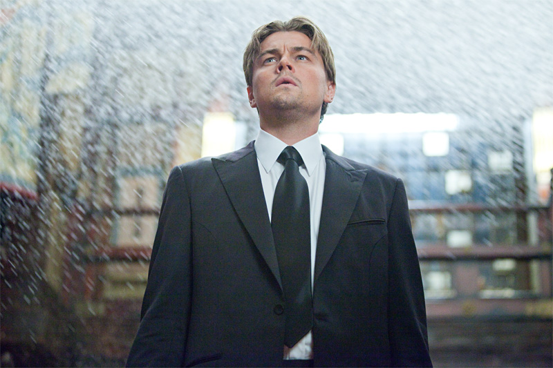 Leo gets caught in the (imaginary?) rain.