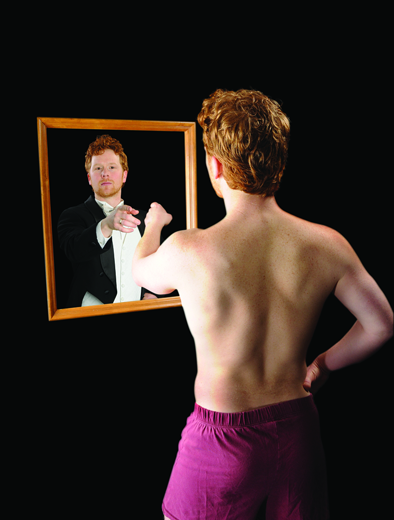 A tenor faces his fiercest critic.