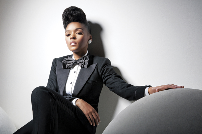 Bouffant beauty Janelle Mona&eacute;.