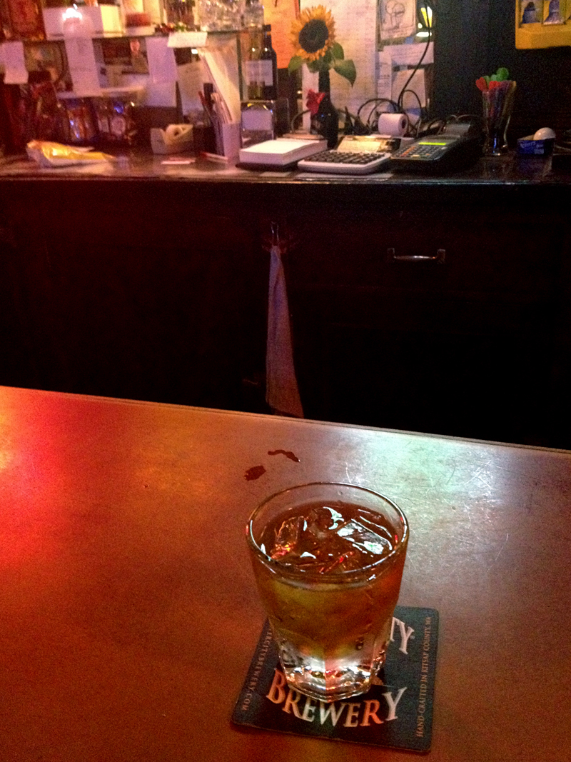 The Double Header: home to the headless bartender.