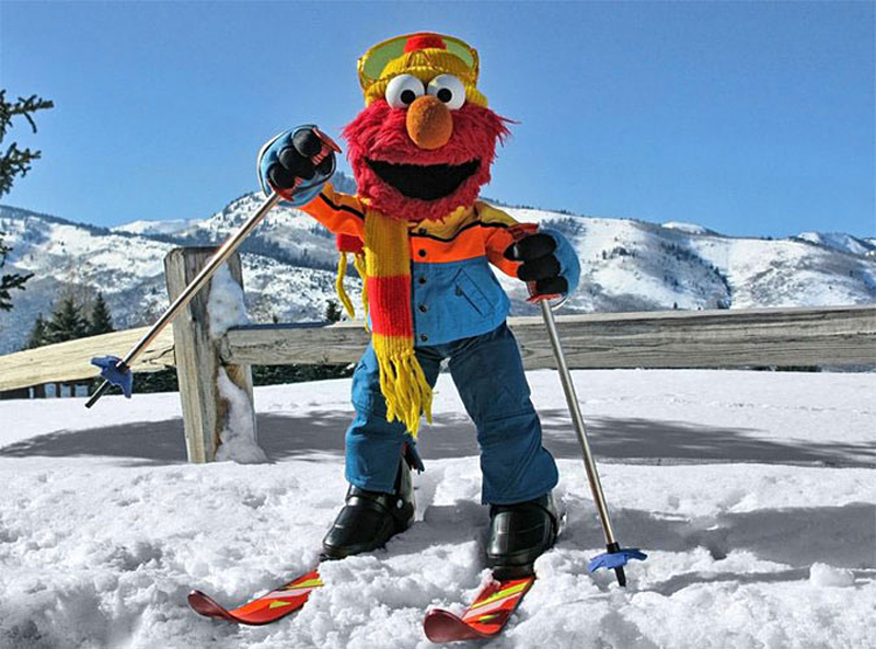 From Sesame Street to the snow.