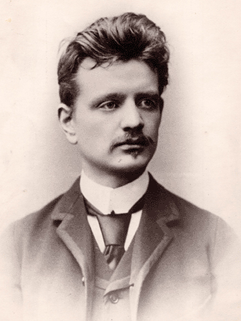 A young Sibelius let it all hang out.