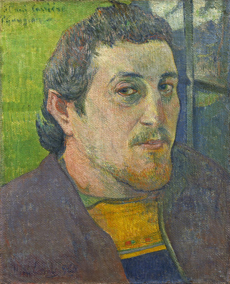 Continuing at SAM: Paul Gauguin's Self-Portrait Dedicated to Carriere.