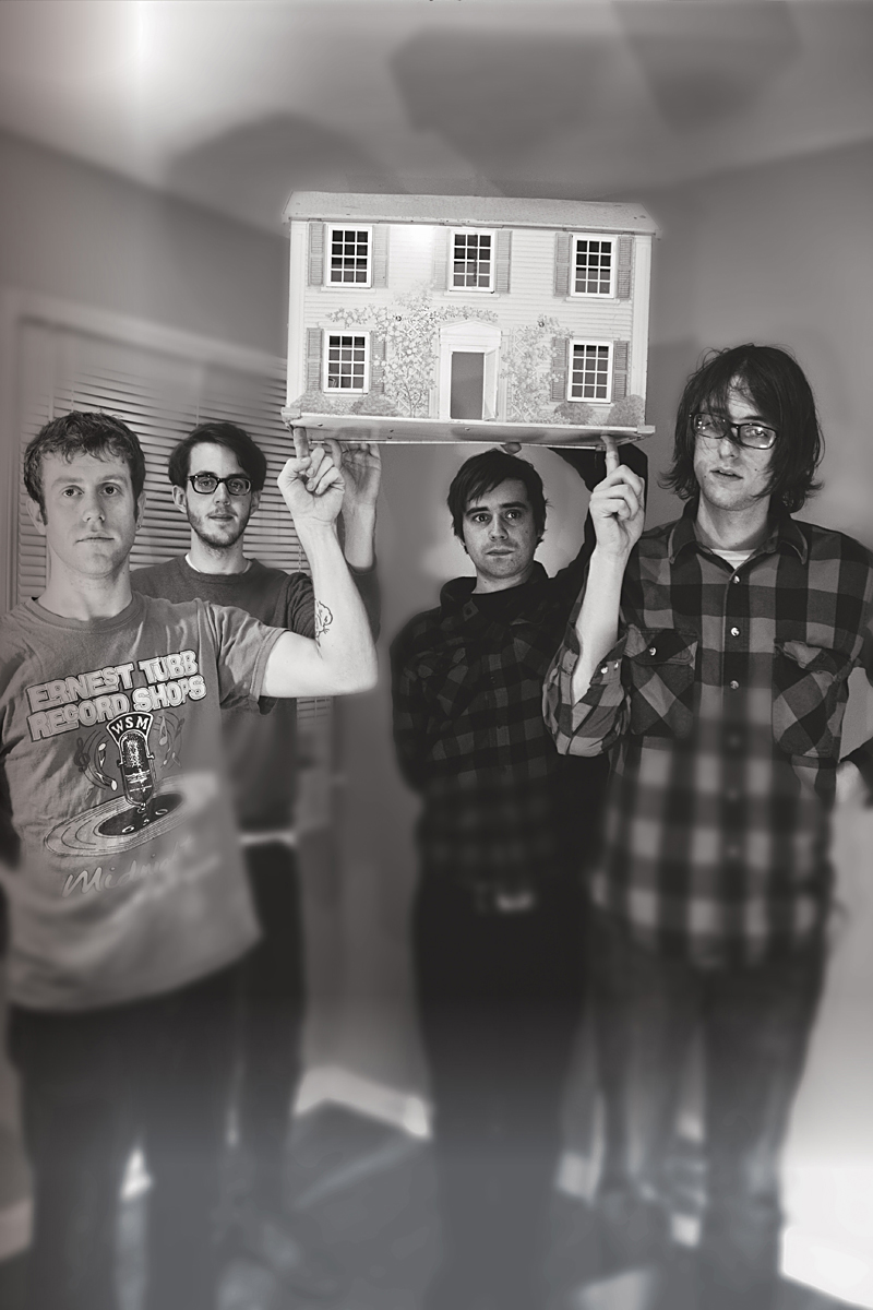 Dylan Baldi (rear left) and his Cloud Nothings.
