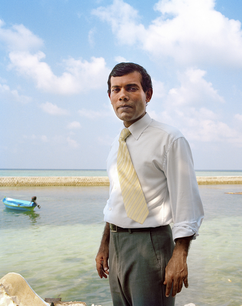 Nasheed in a publicity photo before his arrest.