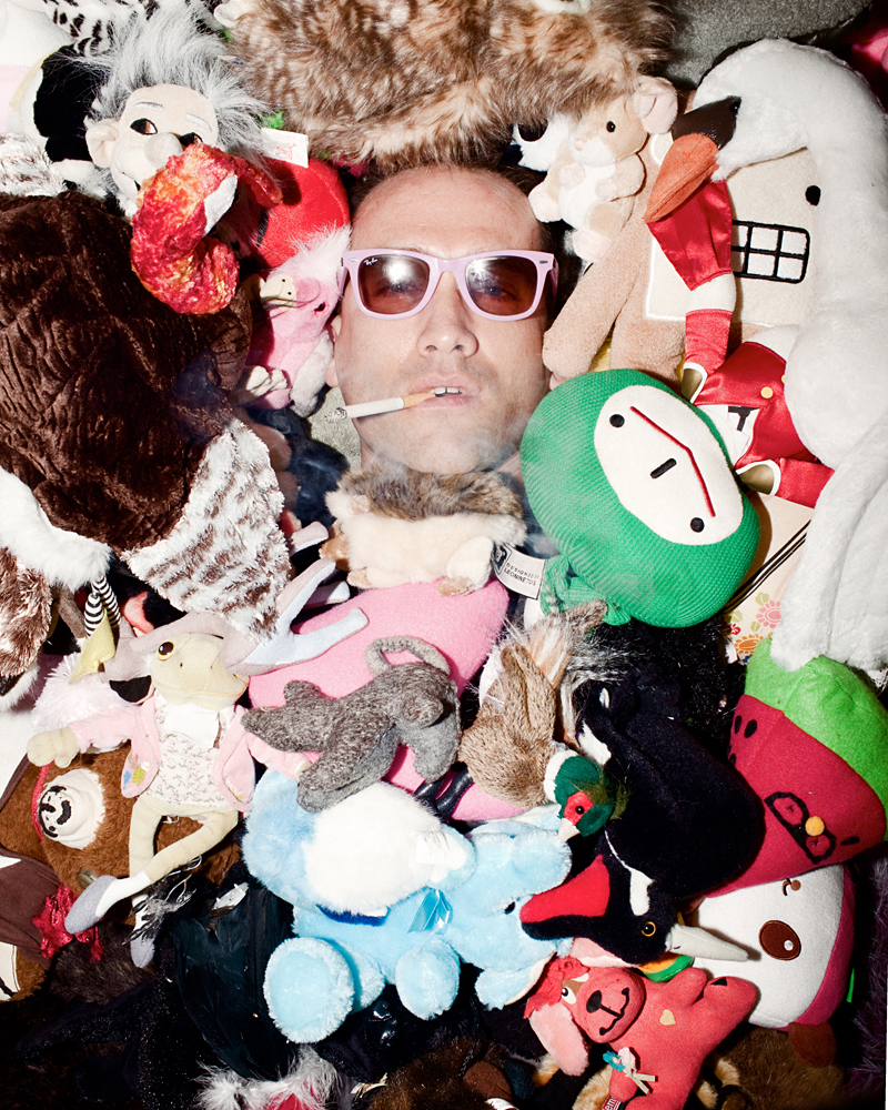 Xiu Xiu's Jamie Stewart is in there somewhere.