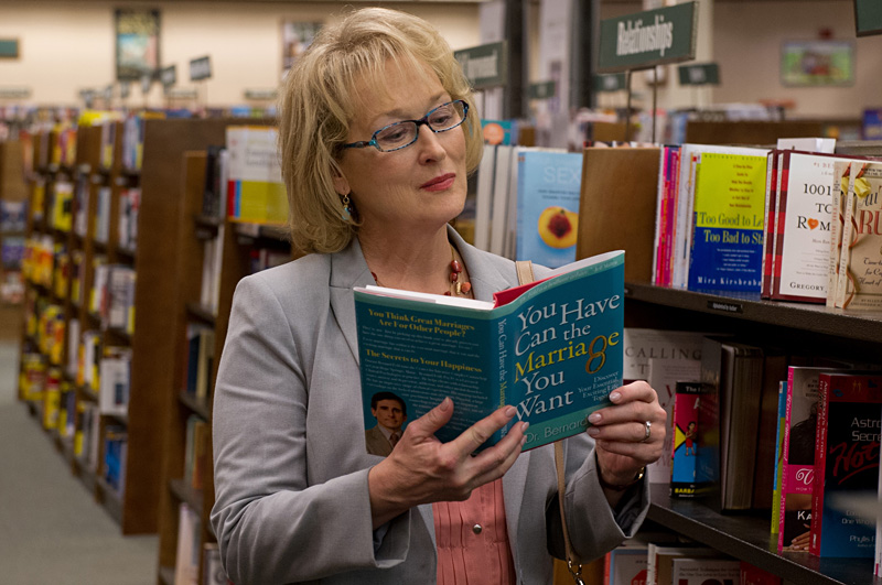 Kay (Streep) in the self-help aisle.