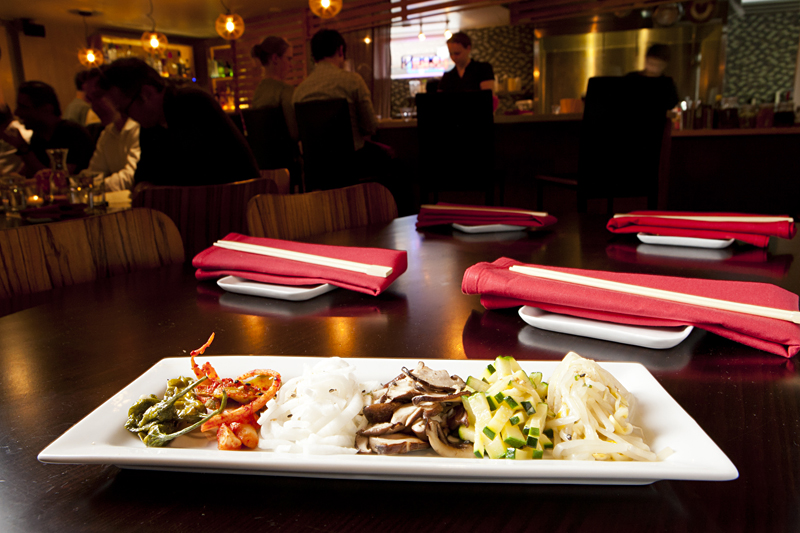 If you want banchan, you’d best be in a charitable mood. View the slide show here.