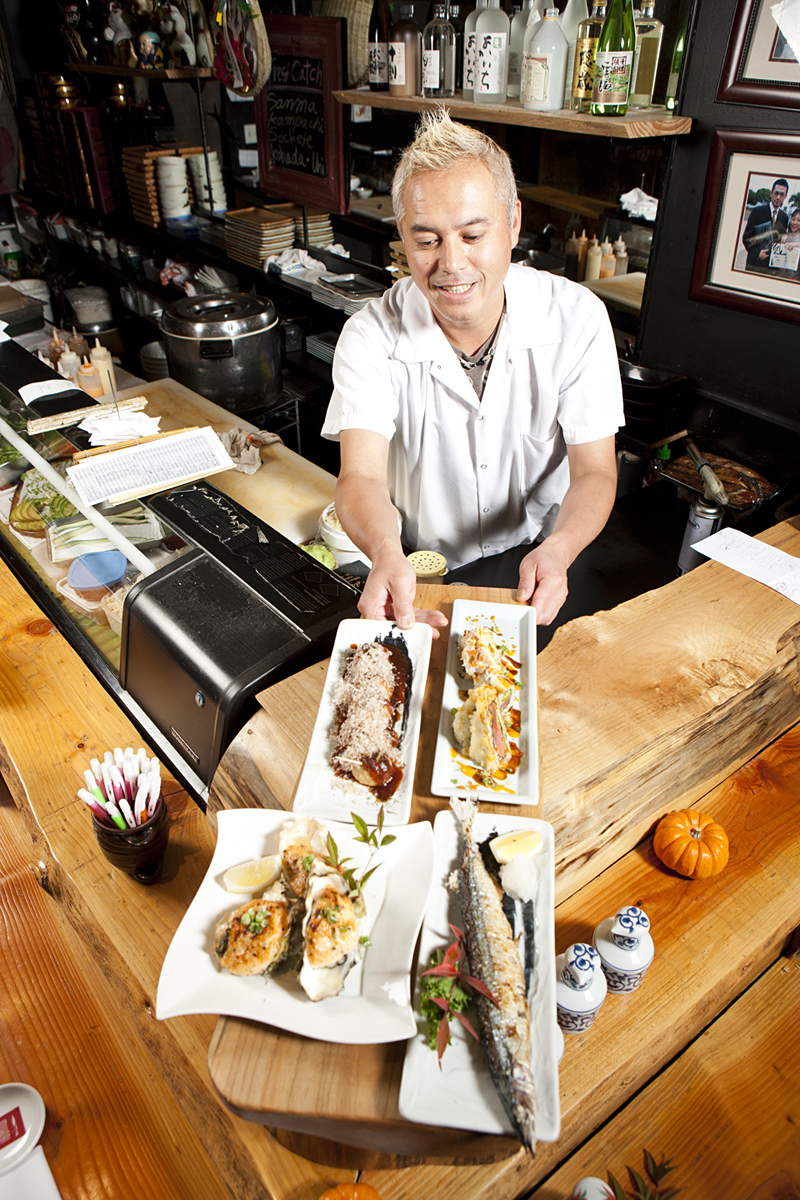 Chef Masa Ishikura exhibits a cross-cut of Japanese cuisine.