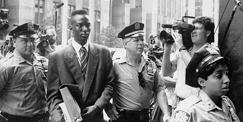 Young defendant Yusef Salaam before serving 13 years for a crime he didn't commit.