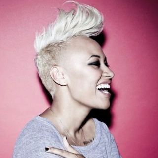 The 25-year-old Scottish soul singer Emeli Sande's given first name is Adele,