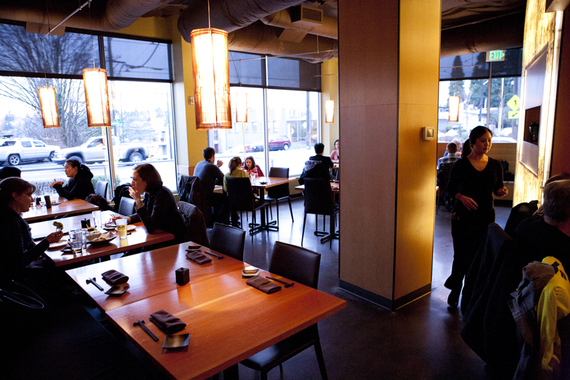 Ritzy restaurants are often rougher during brunch, when staffers and patrons worn out by the night before are in the mood for loud music and strong coffee. Yet the lauded elegance of Sushi Kappo Tamura is kept intact on weekend mornings, when the restaurant serves a small selection of bespoke bento boxes and platters showcasing pristine seafood.